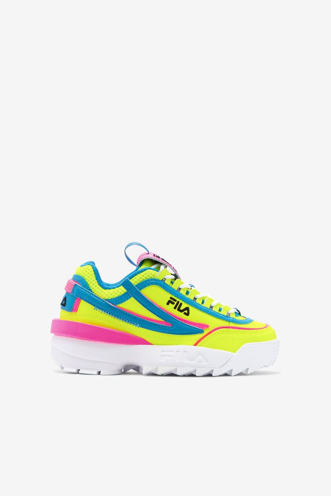 Fila Disruptor 2 Exp Trainers Yellow - Kids - 21359SFLQ